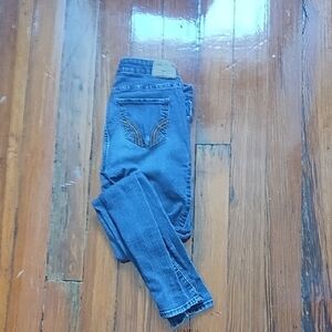 Hollister Blue Skinny Jeans with Sleek Fit
